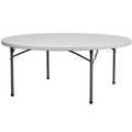 Atlas Commercial Products TitanPRO™ 72" Round Plastic Folding Table PFT2-71R